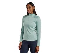 Montane Womens Dart Zip Long Sleeve T-Shirt: Sea Mist: 16 Size: 16, Co