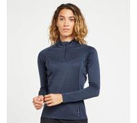 Montane Women's Dart Zip Neck Long Sleeve T-Shirt, Navy 10