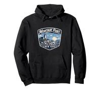Montauk Point Lighthouse New York Coastal Ocean Sunset Pullover Hoodie