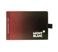 Montblanc 105199 burgundy red fountain pen ink cartridges 8 per package