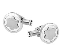 Montblanc Cufflinks Round Star - Silver MNT-061