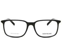 MONTBLANC Eyeglasses Black-black-transparent/Lens Height: 38,90 Lens Diagonal: 61,10 Shape Description: Rectangular/Squared