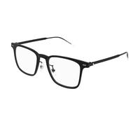 MONTBLANC Eyeglasses Black-black-transparent/Lens Height: 42,10 Lens Diagonal: 57,00 Shape Description: Rectangular/Squared