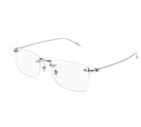 MONTBLANC Eyeglasses Black-black-transparent/Lens Height: 43,00 Lens Diagonal: 56,10 Shape Description: Rectangular/Squared