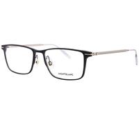 MONTBLANC Eyeglasses Black-gold-transparent/Lens Height: 37,00 Lens Diagonal: 58,90 Shape Description: Rectangular/Squared