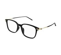 Montblanc MB0413OA 002 Man Optical frames Acetate Black Transparent Cat Eye