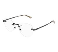 MONTBLANC Eyeglasses Black-silver-transparent/Lens Height: 43,00 Lens Diagonal: 56,10 Shape Description: Rectangular/Squared