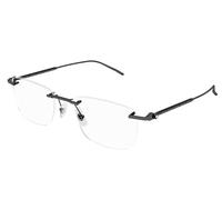 MONTBLANC Eyeglasses Gold-gold-transparent/Lens Height: 39,00 Lens Diagonal: 56,00 Shape Description: Rectangular/Squared