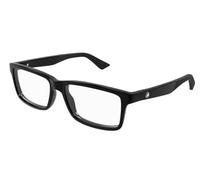 MONTBLANC Eyeglasses Grey-grey-transparent/Lens Height: 38,90 Lens Diagonal: 61,10 Shape Description: Rectangular/Squared