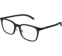 MONTBLANC Eyeglasses Grey-grey-transparent/Lens Height: 40,90 Lens Diagonal: 56,70 Shape Description: Rectangular/Squared