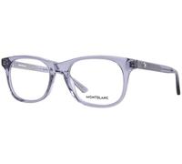 MONTBLANC Eyeglasses Grey-grey-transparent/Lens Height: 41,10 Lens Diagonal: 54,80 Shape Description: Rectangular/Squared