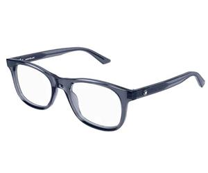 MONTBLANC Eyeglasses Grey-grey-transparent/Lens Height: 41,10 Lens Diagonal: 54,80 Shape Description: Rectangular/Squared