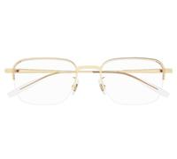 MONTBLANC Eyeglasses Silver-silver-transparent/Lens Height: 42,50 Lens Diagonal: 52,80 Shape Description: Round/oval/panthos