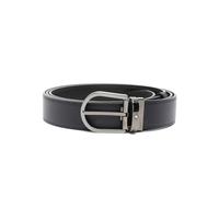 Montblanc Horseshoe-buckle leather belt - Blue One Size