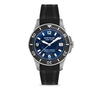 Montblanc Iced Sea 0 Oxygen Deep 4810 Titanium & Black Rubber Strap Watch