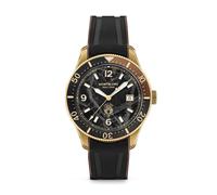 Montblanc Iced Sea Automatic Date Black Rubber Strap Watch
