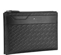 Montblanc M_Gram 4810 Clutch 2 Compartments Black D - Black MNT-556