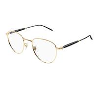 Montblanc Man Montblanc MB0410O 001 Optical frames Metal Gold Transparent Butterfly