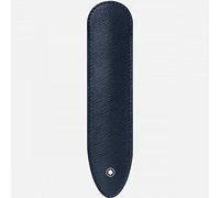 Montblanc MB Sartorial 1 Pen Sleeve Case for Adults, Unisex, Blue, One Size, Blue, One Size, Sports