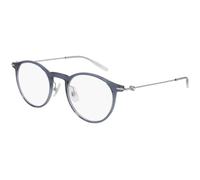Montblanc MB0099O 004 Man Optical frames Plastic Blue Pantos