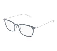 Montblanc MB0100O 001 Man Optical frames Injected Grey Transparent Squared