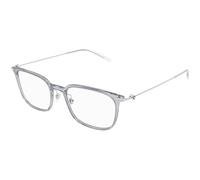 Montblanc MB0100O 002 Man Optical frames Injected Grey Transparent Squared