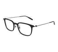 Montblanc MB0100O 010 Man Optical frames Injected Black Transparent Squared