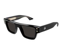 Montblanc MB0253S 001 Man Sunglasses Acetate Black Grey Squared