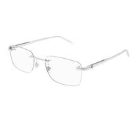 Montblanc MB0279O 001 Man Optical frames Metal Silver Squared