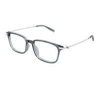 Montblanc MB0315OA 006 Man Optical frames Acetate Grey Transparent Squared