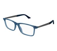 Montblanc MB0333O 003 Man Optical frames Acetate Blue Transparent Squared