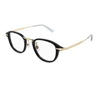 Montblanc MB0336O 001 Man Optical frames Injected Black Transparent Round