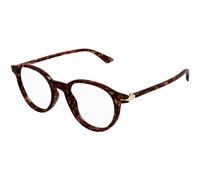 Montblanc MB0340O 002 Man Optical frames Acetate Havana Transparent Squared