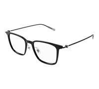 Montblanc MB0354O 001 Man Optical frames Injected Black Transparent Squared