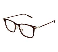 Montblanc MB0354O 002 Man Optical frames Injected Havana Transparent Squared