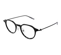 Montblanc MB0355O 001 Man Optical frames Injected Black Transparent Round