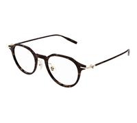 Montblanc MB0355O 002 Man Optical frames Injected Havana Transparent Round