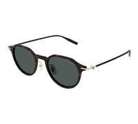 Montblanc MB0355S Asian Fit 002 Men's Sunglasses Tortoiseshell Size 49