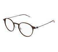 Montblanc MB0357O 003 Man Optical frames Brown Transparent Round