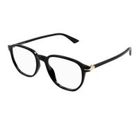 Montblanc MB0366O 001 Man Optical frames Acetate Black Transparent Squared