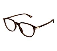 Montblanc MB0366O 002 Man Optical frames Acetate Havana Transparent Squared