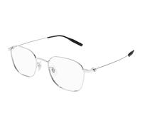 Montblanc MB0371OA 001 Man Optical frames Titanium Silver Transparent Squared