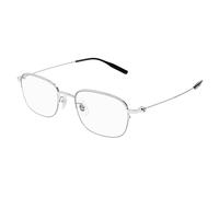 Montblanc MB0372OA 001 Man Optical frames Titanium Silver Transparent Round