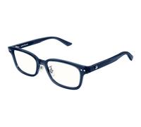 Montblanc MB0379OJ 003 Man Optical frames Acetate Blue Transparent Squared