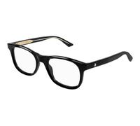 Montblanc MB0385O 001 Man Optical frames Acetate Black Transparent Squared
