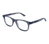 Montblanc MB0385O 010 Man Optical frames Acetate Grey Transparent Squared