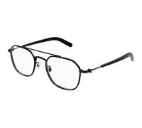 Montblanc MB0391OA 004 Man Optical frames Metal Black Transparent Geometric