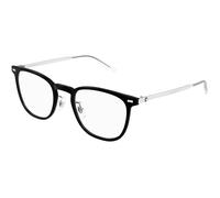 Montblanc MB0393ON 001 Man Optical frames Injected Black Transparent Squared