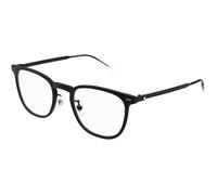 Montblanc MB0393ON 002 Man Optical frames Injected Black Transparent Squared
