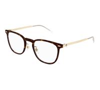 Montblanc MB0393ON 003 Man Optical frames Injected Havana Transparent Squared